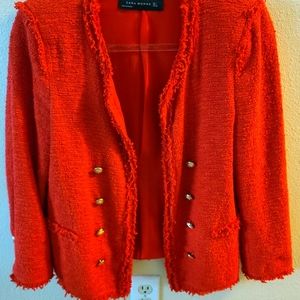 Zara Woman Twill Blazer